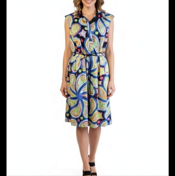 Ellen Tracy Dresses & Skirts - Ellen Tracy floral sleeveless dress size 16